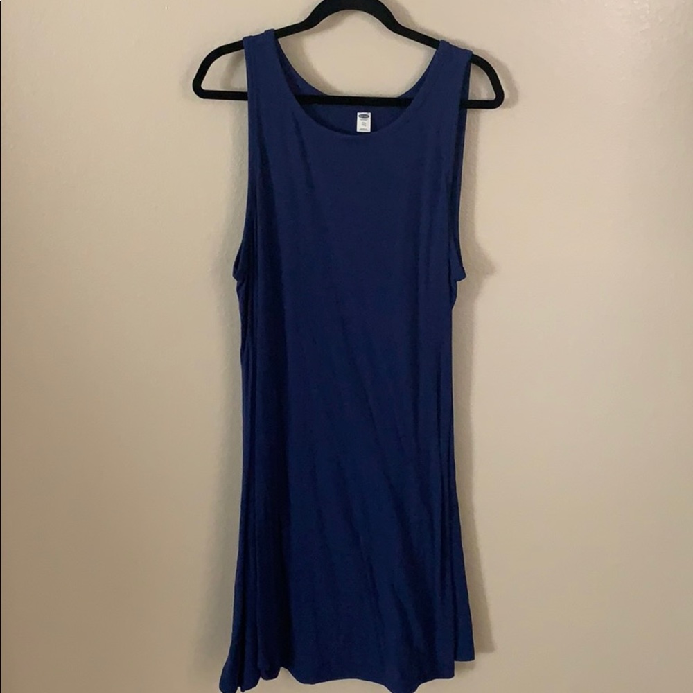 Sleeveless Blue Dress